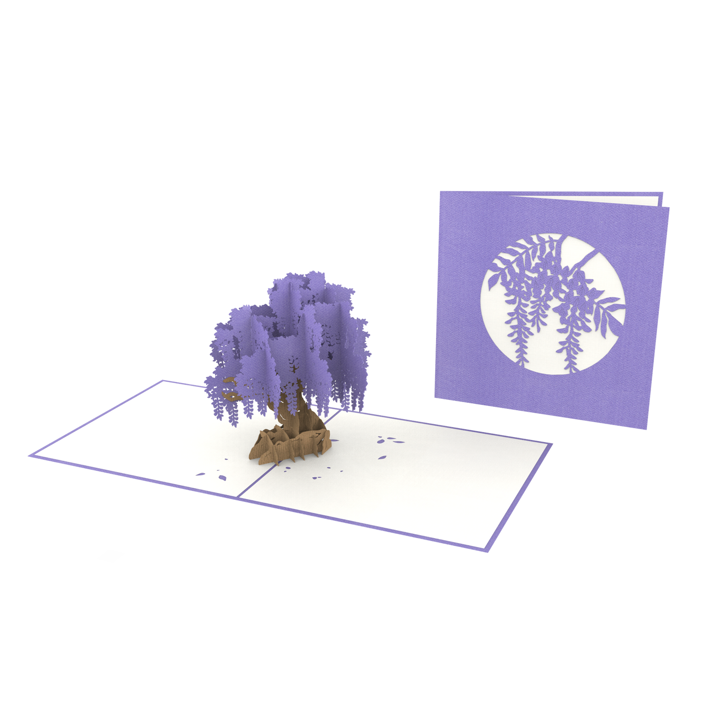 Wisteria Pop-Up Card