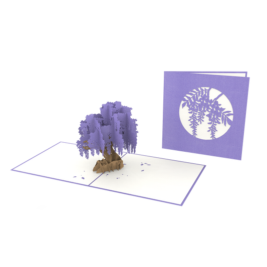 Wisteria Pop-Up Card