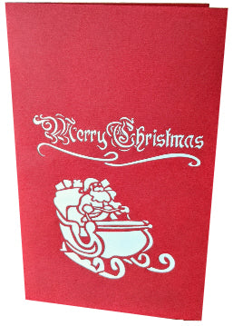 Christmas Sleigh Pop-Up Card