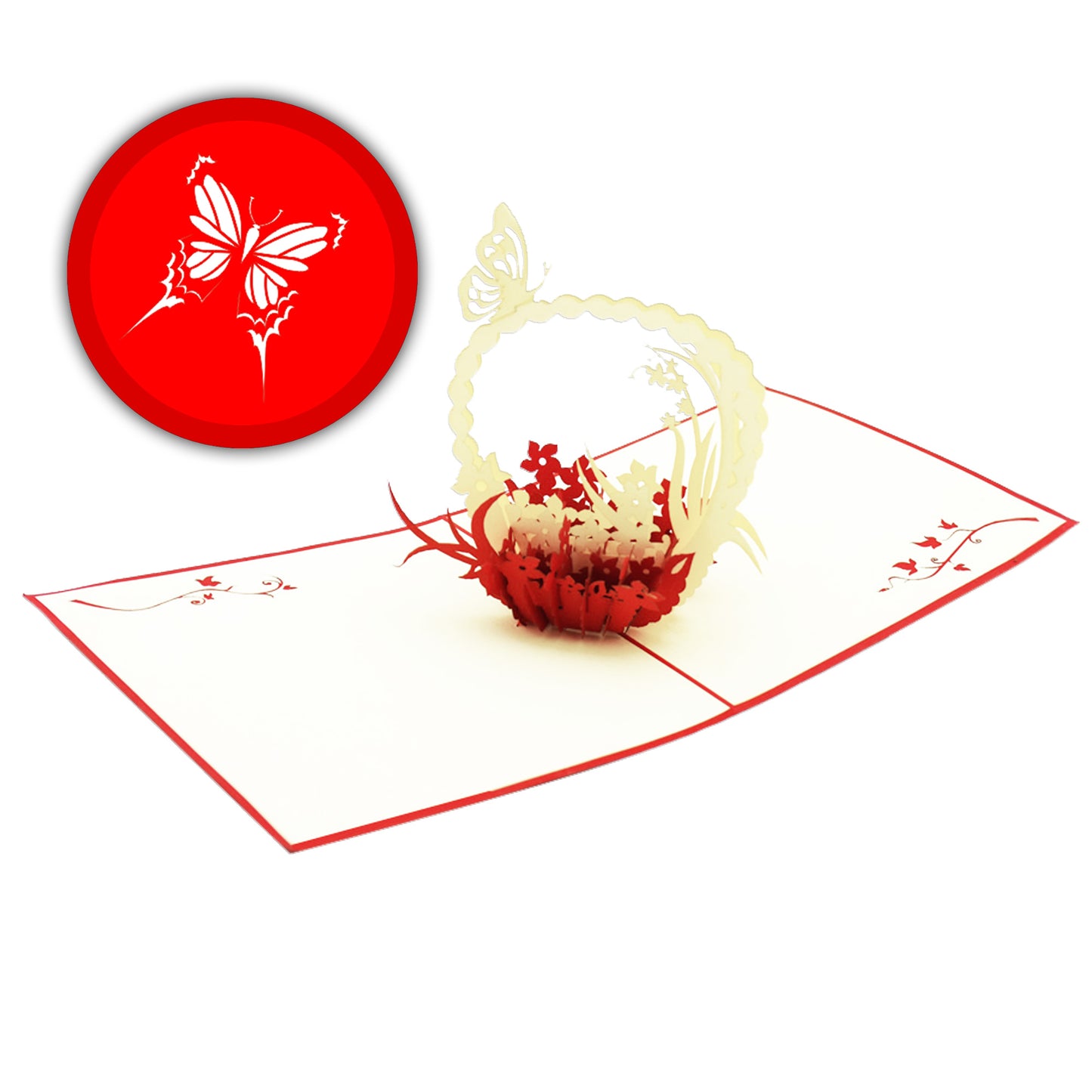 Butterfly Basket Pop-Up Card