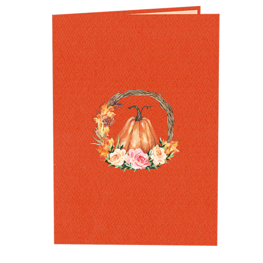 Pumpkin Basket Pop-Up Card