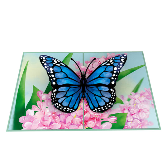 Blue Butterfly Pop-Up Card