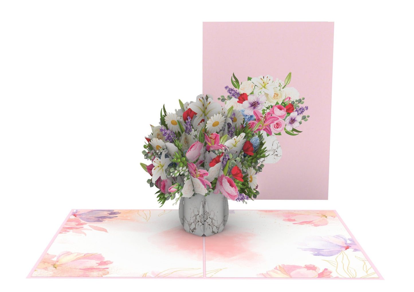 Floral Vase Pop-Up Card