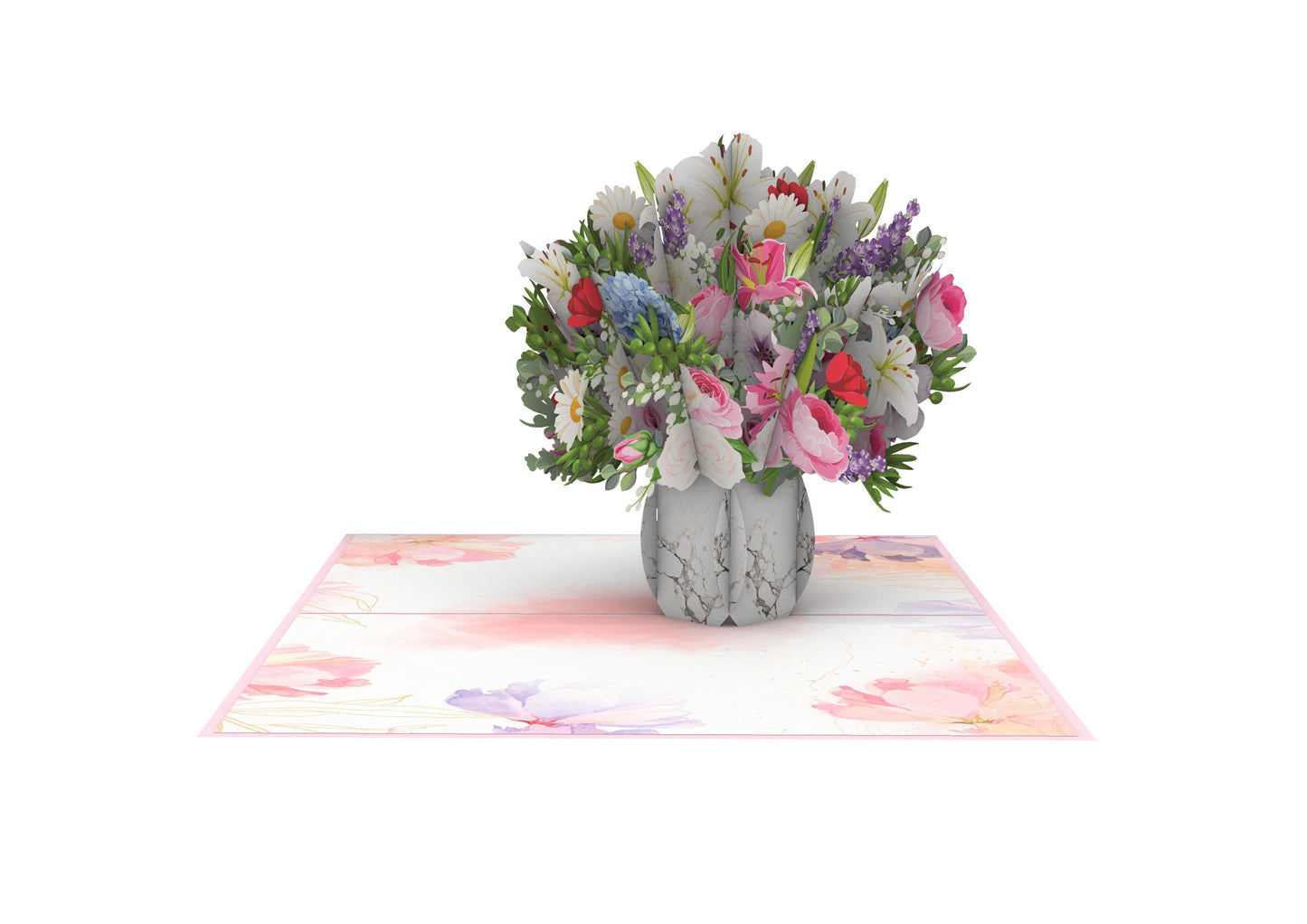 Floral Vase Pop-Up Card