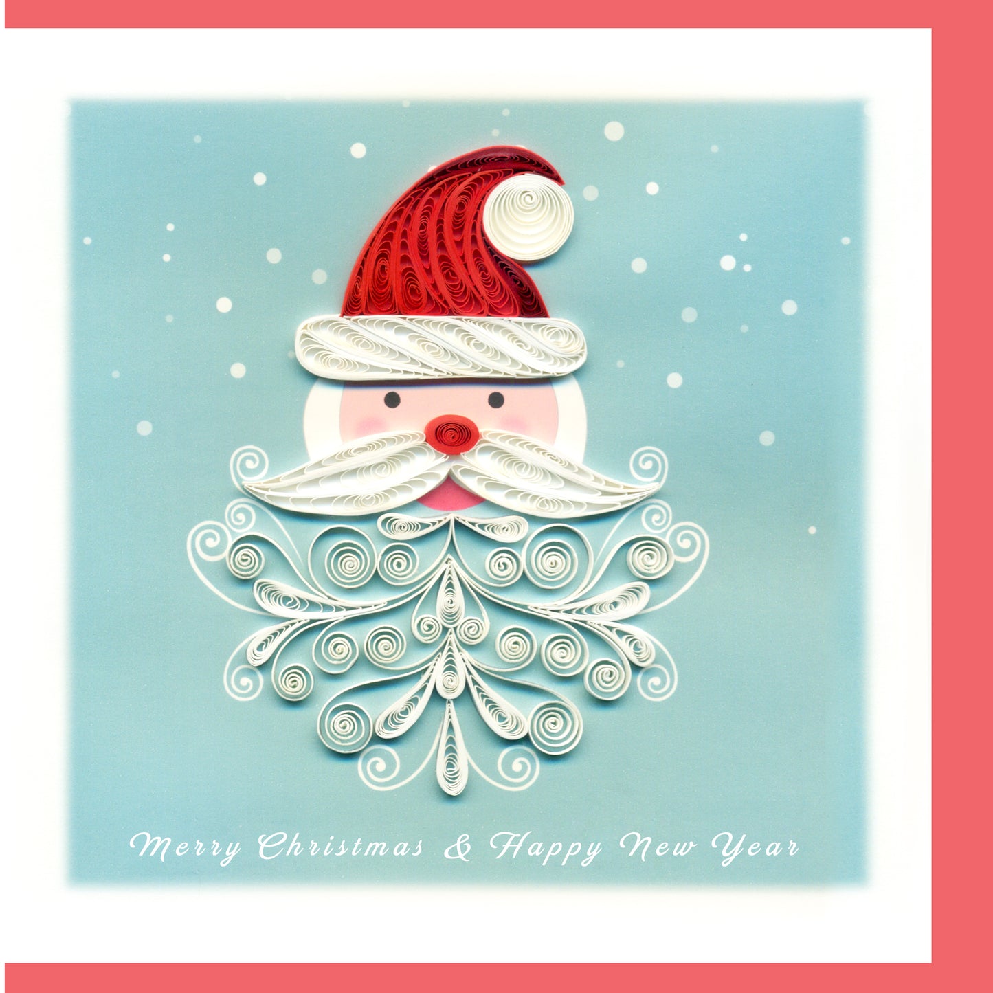 Santa's Beard Quilling Card