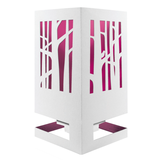 Card + Candle Holder - Woodland Paradise Pink Pop-Up Lantern