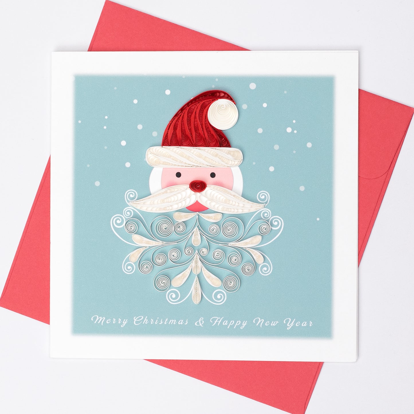 Santa's Beard Quilling Card