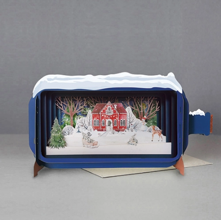 Message in a Bottle - Holiday Home Pop-Up Card
