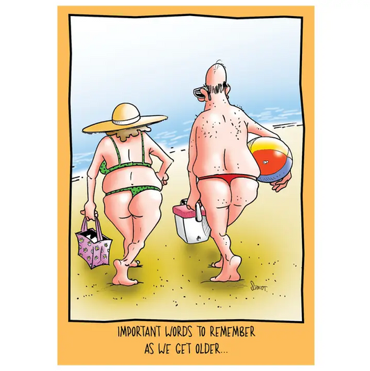 Two Thongs - Humor Birthday Card