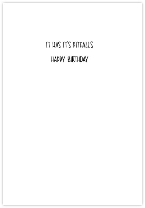 Pitfall - Funny Birthday Card