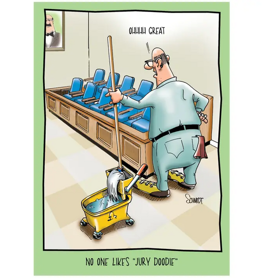 Jury Doodie -  Birthday Card