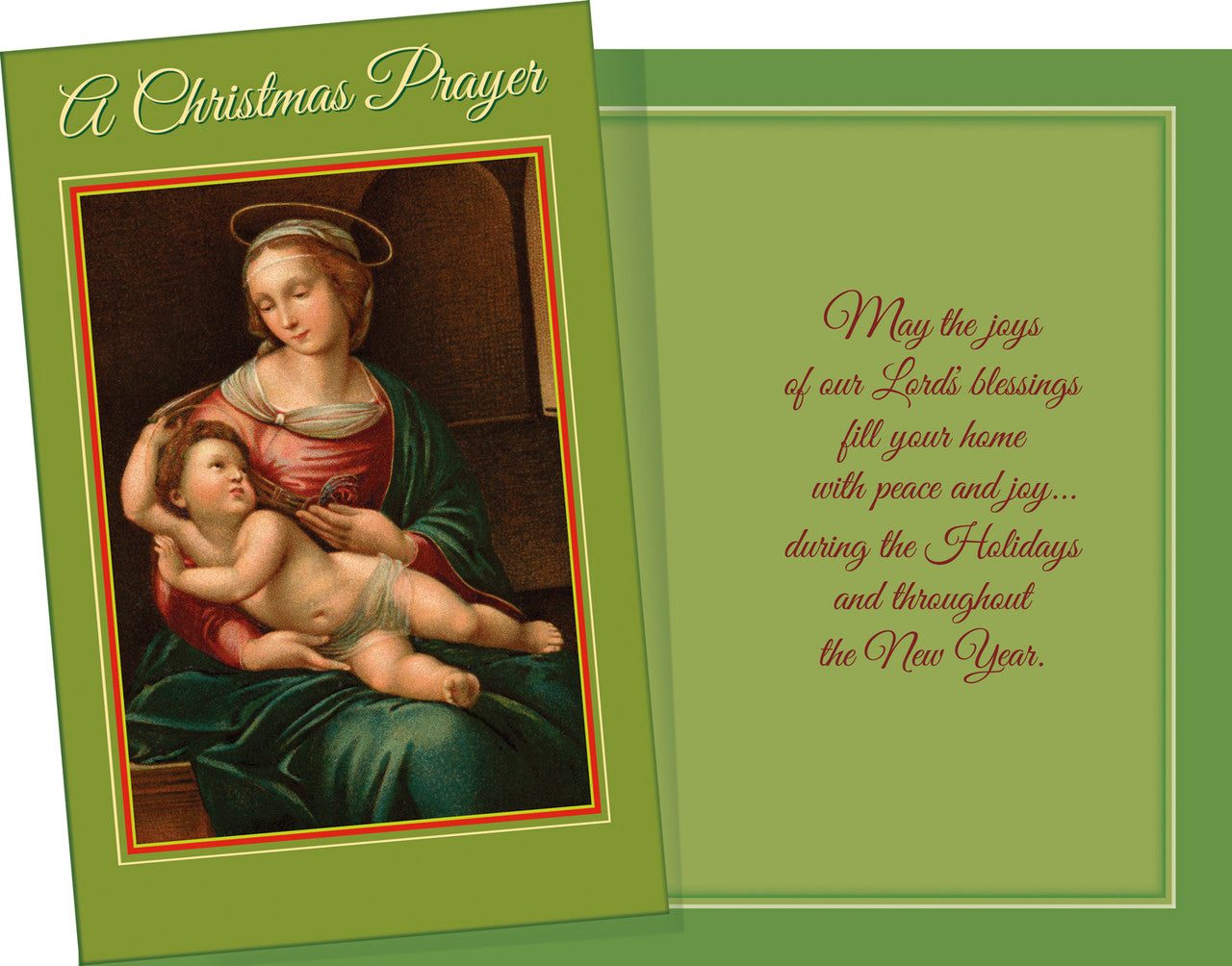 A Christmas Prayer Card