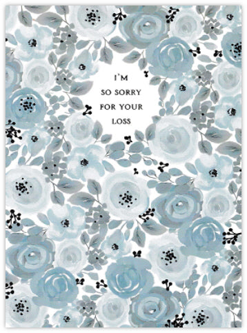 Sorry for your Loss - Sympathy Card