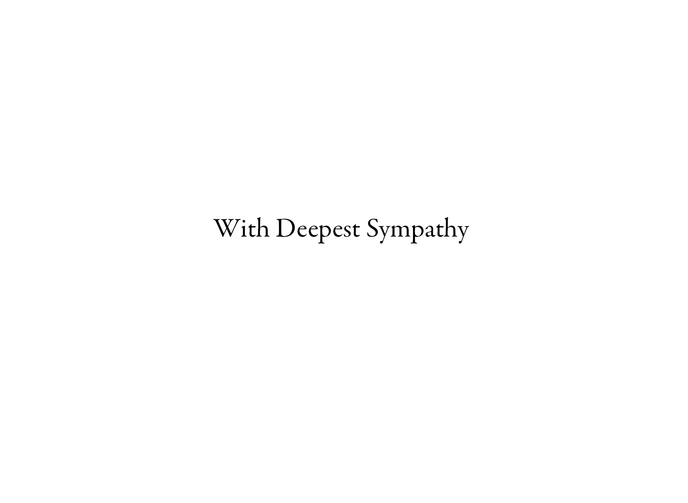 Floral - Sympathy Card