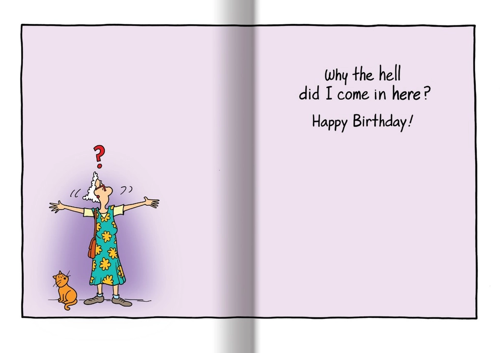 Bold - Funny Birthday Card