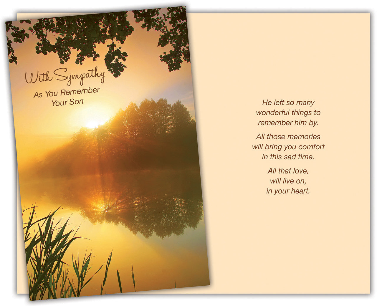 Loss of Son - Sympathy Card