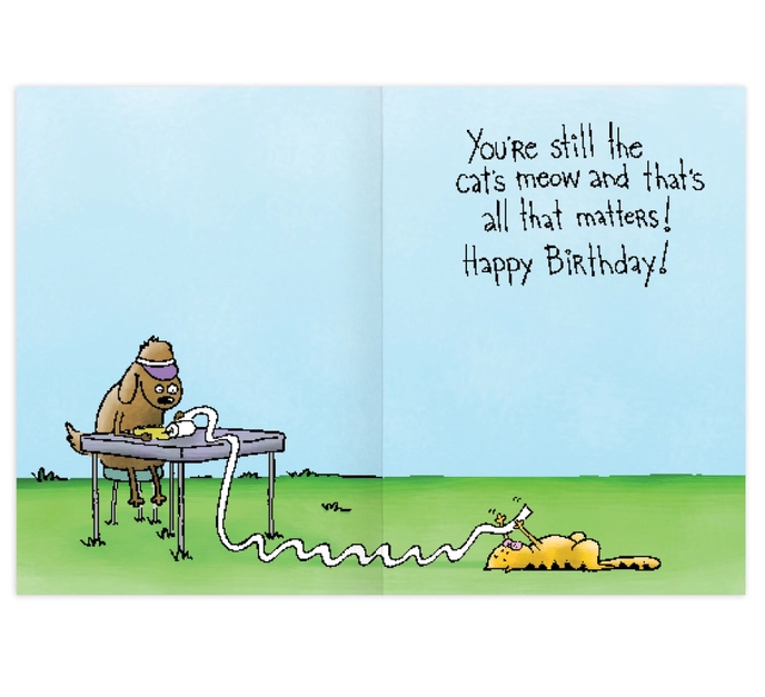 Dog Years - Funny Birthday Card