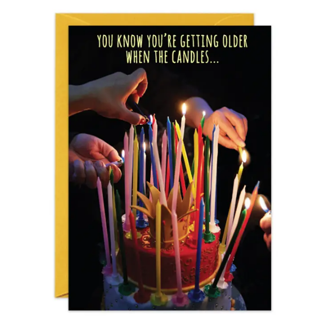 Candles 80th Birthday - Humor Birthday Card