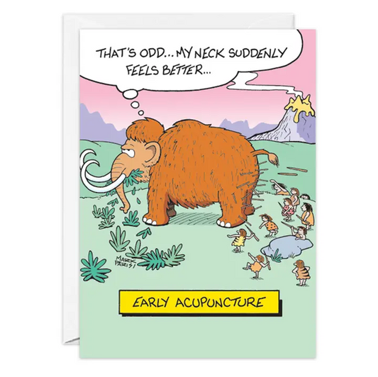 Mammoth Get Well Humor Card