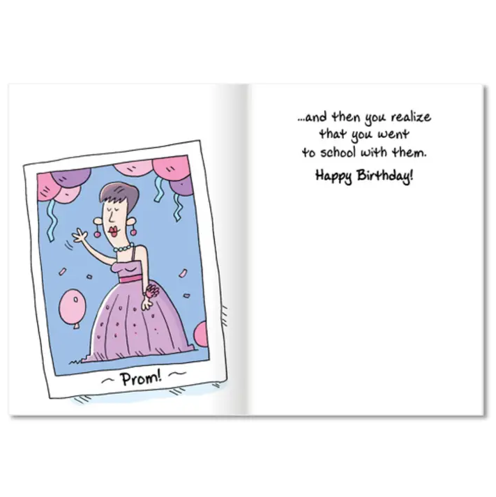 Old Person - Funny Birthday Card