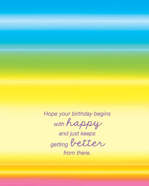Happy Birthday Cheer - Birthday Card