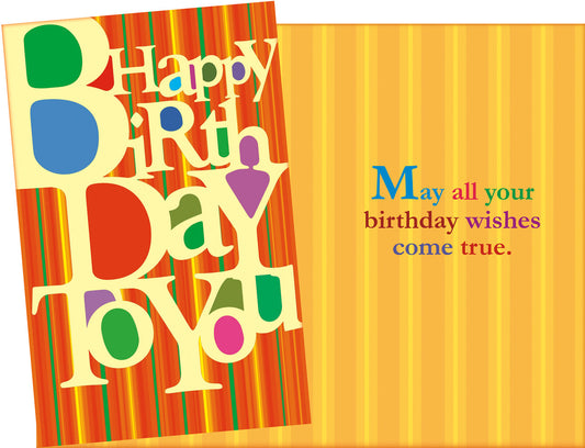 Happy Birthday To You Card
