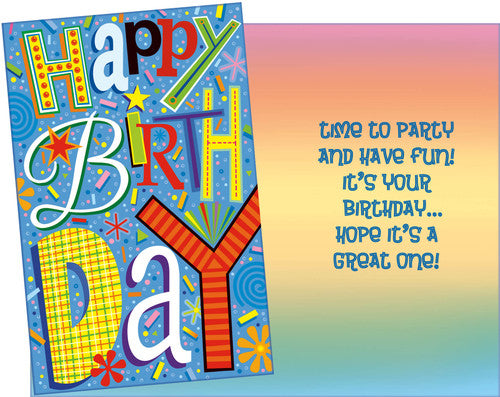 Happy Birthday Party - Birthday Card