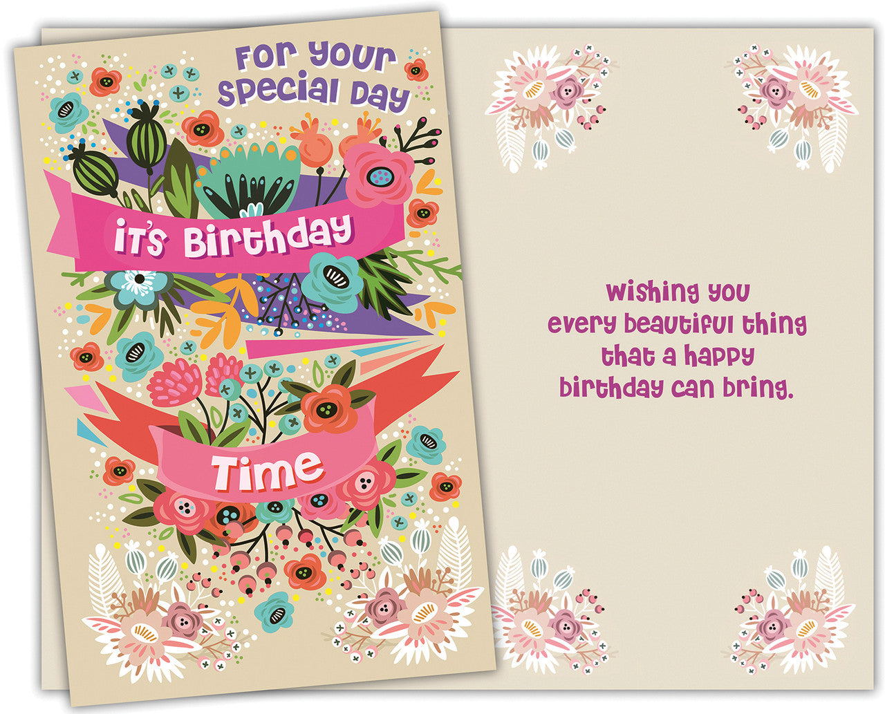 For your Special Day - Birthday Card