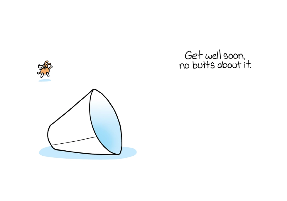 I Don't Want to Talk About It - Get Well Humor Card