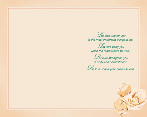 A Wish for your Marriage - Wedding Card