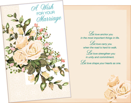 A Wish for your Marriage - Wedding Card