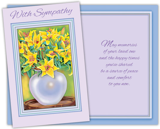 With Sympathy Card