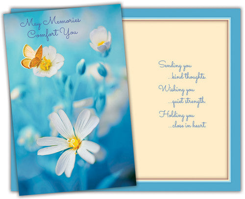 May Memories Comfort You - Sympathy Card