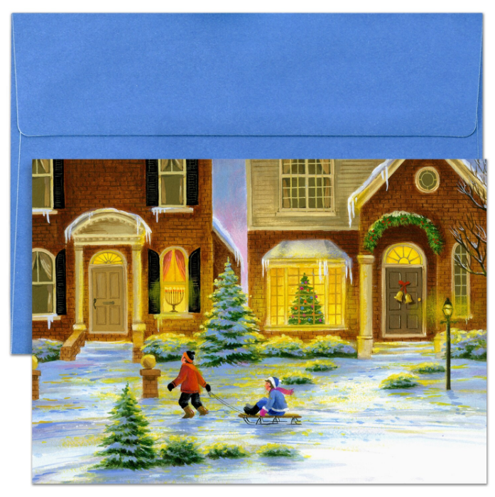 Good Neighbors Happy Holidays Card