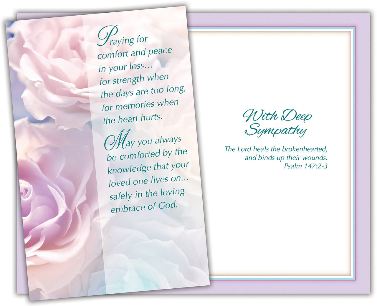 Praying For Comfort - Sympathy Card