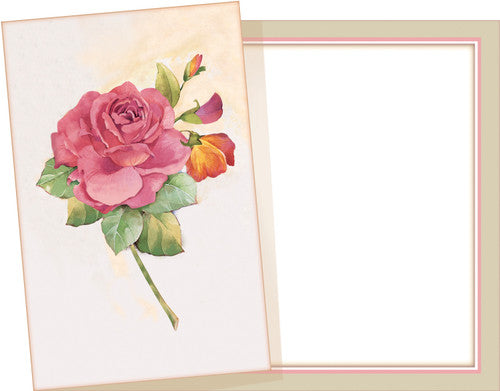 Rose Blank Note Card