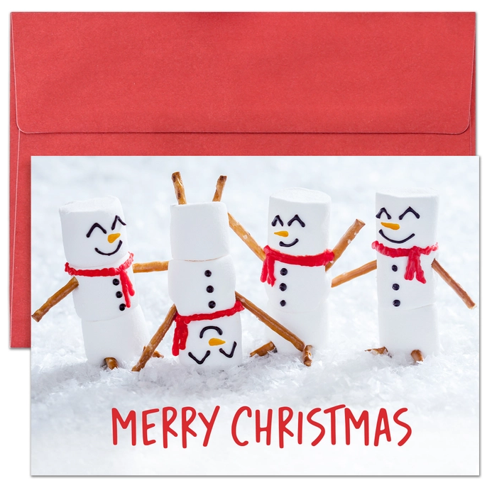 Marshmallow Merriment Christmas Card