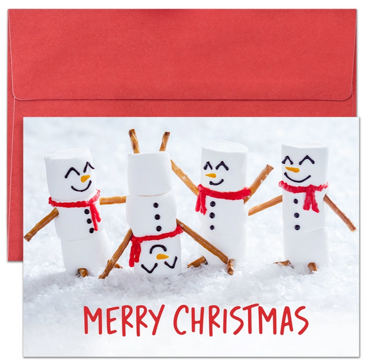 Marshmallow Merriment Christmas Card