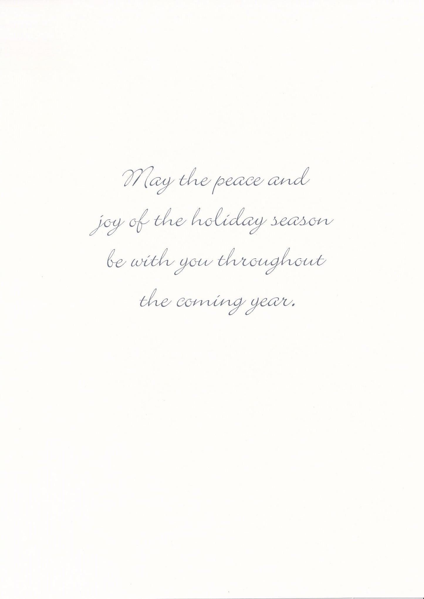 Peace on Earth Dove Holiday Card