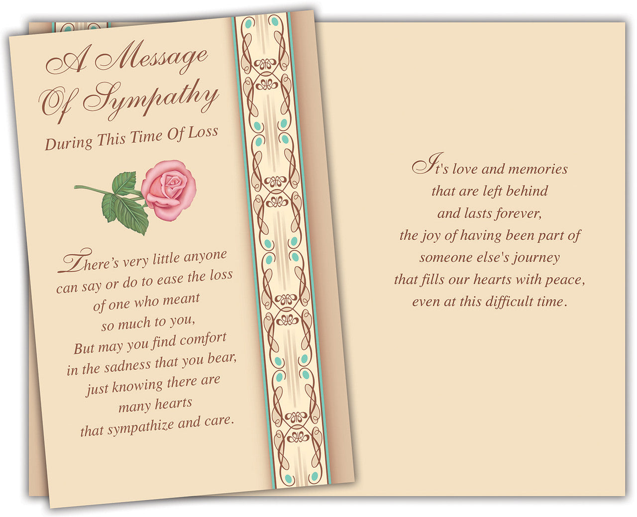 A Message Of Sympathy Card