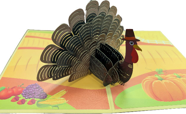 Turkey Thanksgiving Pop-Up Card