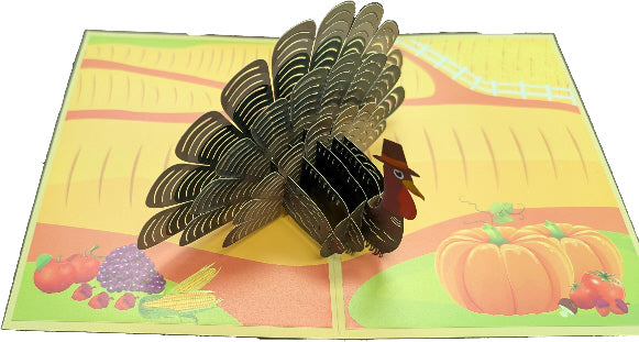 Turkey Thanksgiving Pop-Up Card