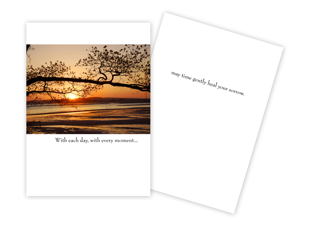 Sunset Sympathy Card