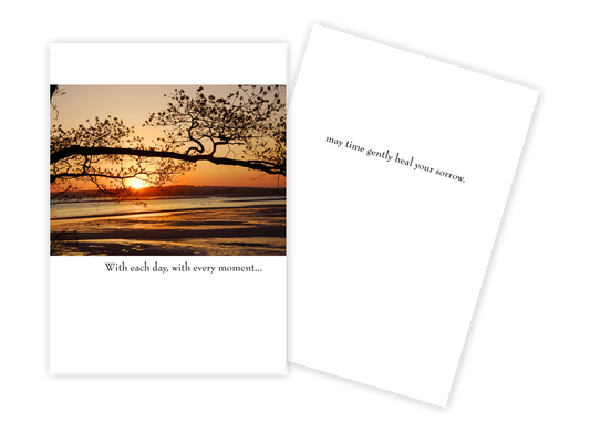 Sunset Sympathy Card