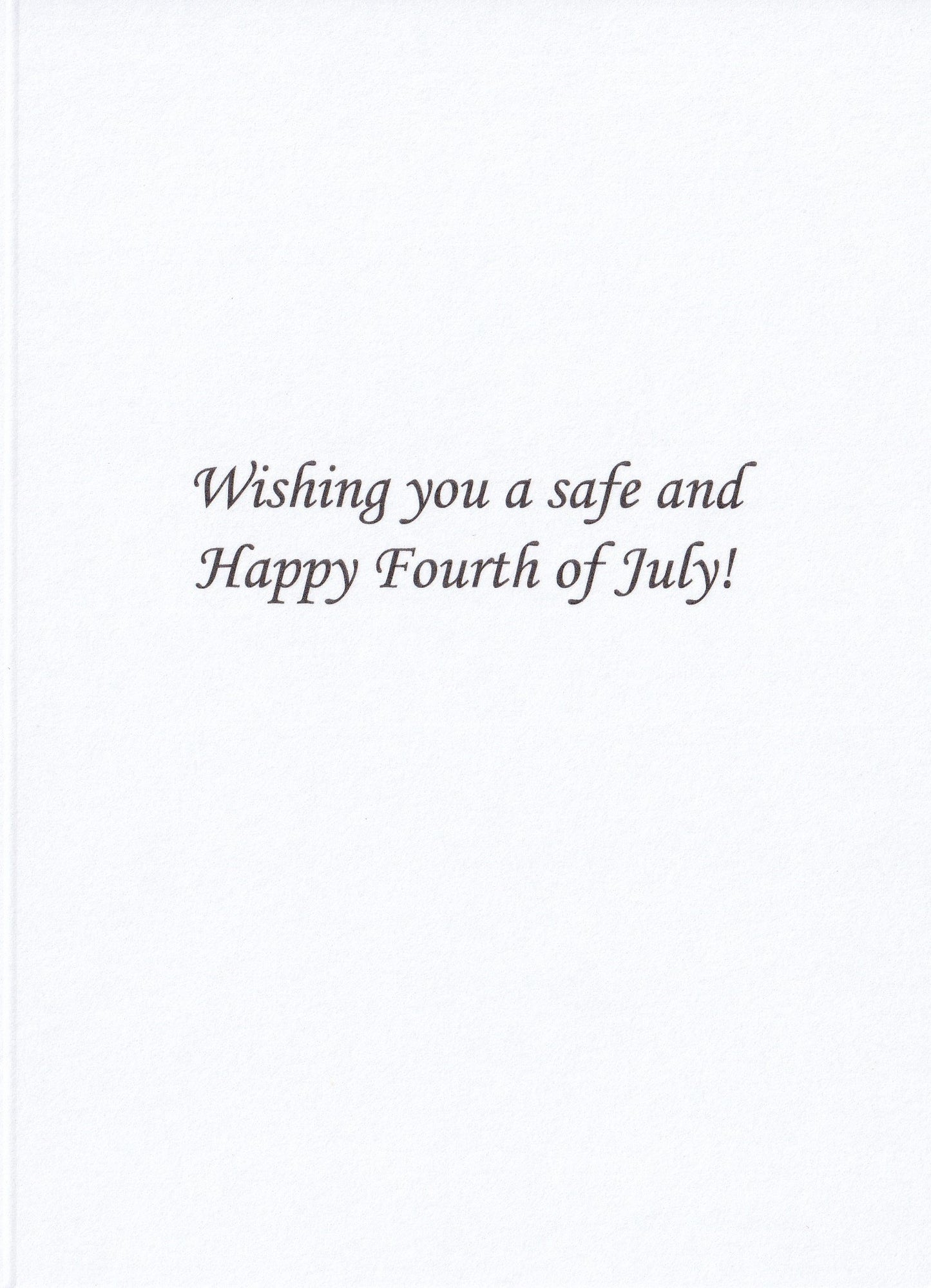 Festive Fireworks Sparkle 4th of July Card