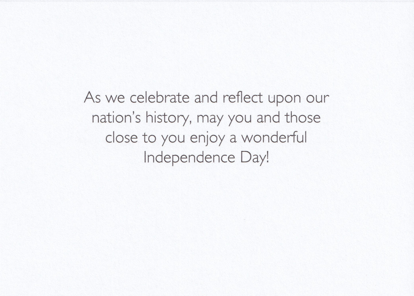 Patriotic Confetti Blast Independence Day Card