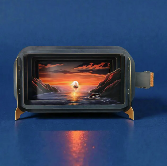 Message in a Bottle - Golden Horizon Sail Pop-Up Card