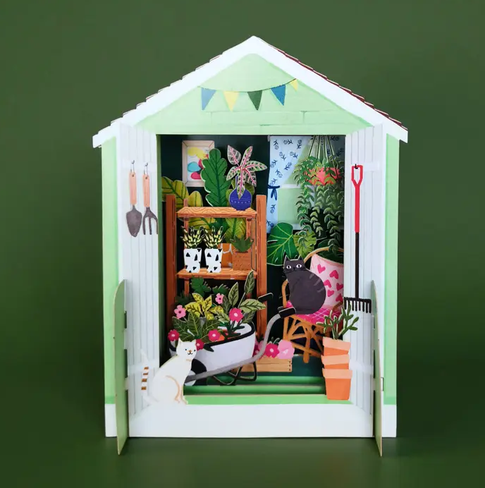 The Gardener’s Retreat Pop-Up Card