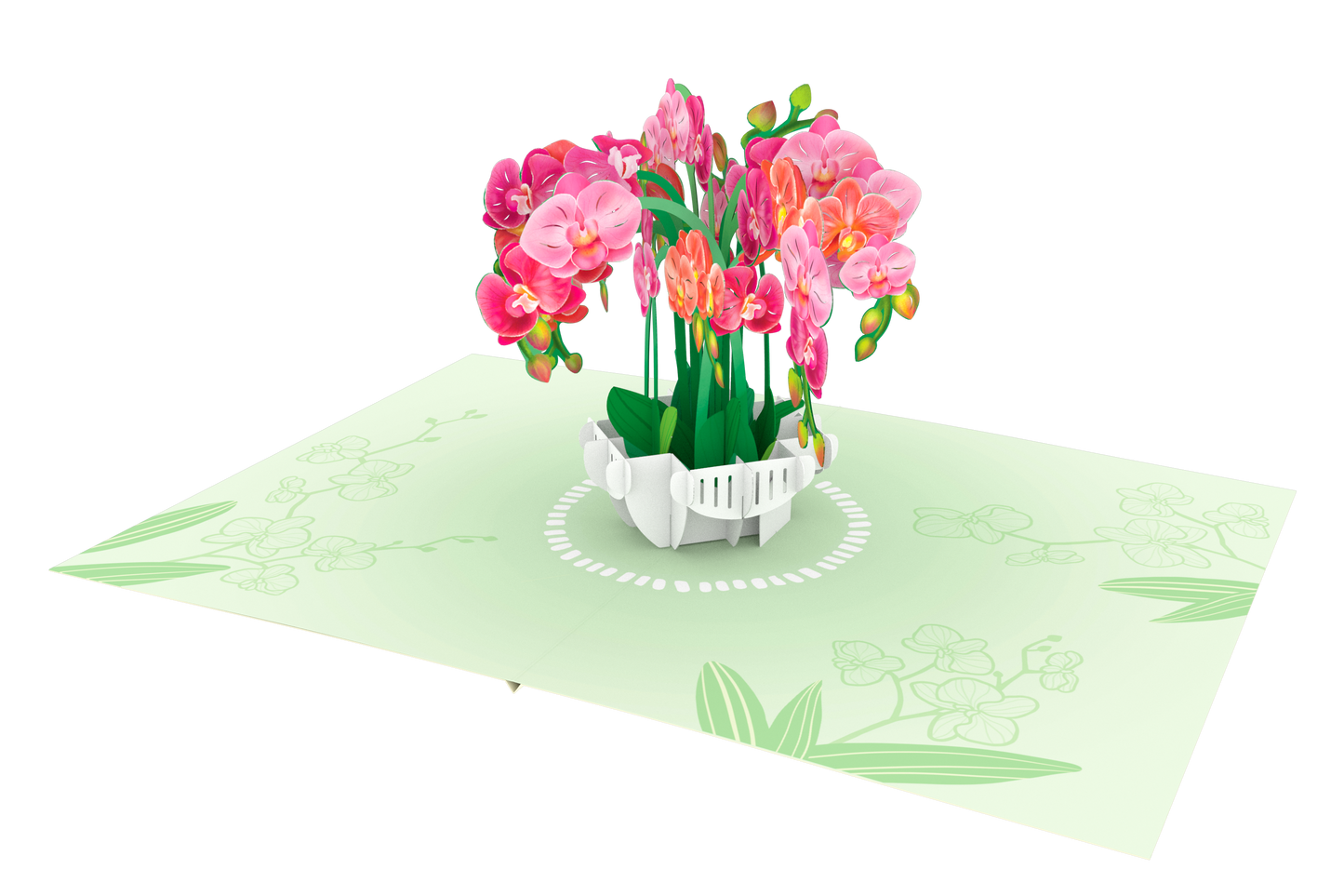 Orchids Pop-Up Card