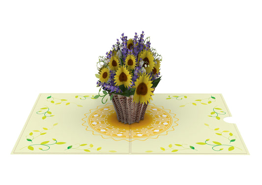 Sunflower Bouquet Pop-Up Card